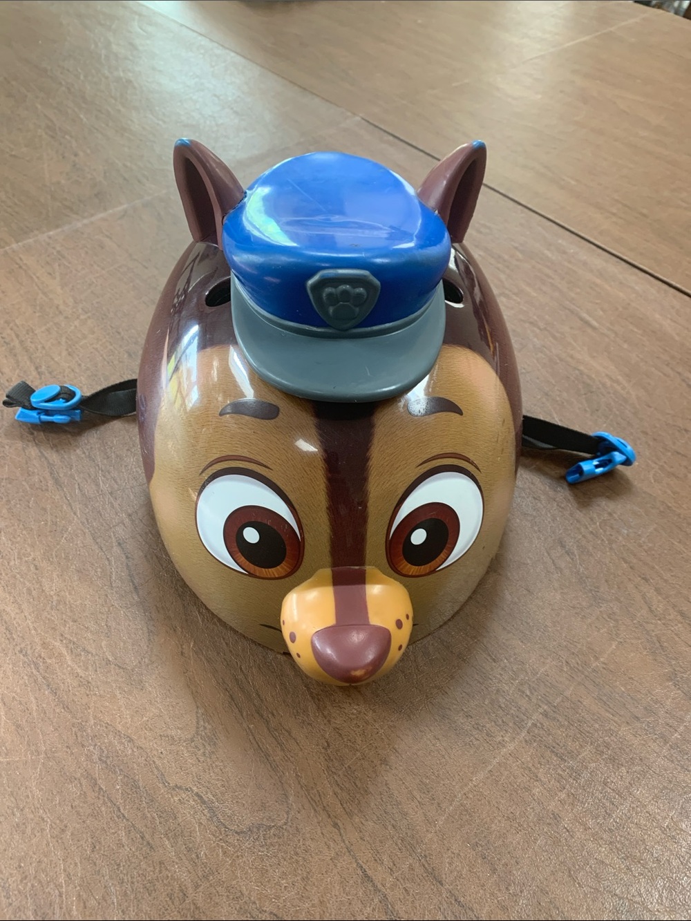 Bell Paw Patrol Child toddler  Bike Helmet - Brown & Blue